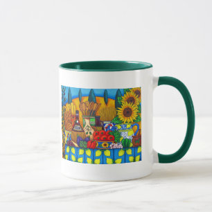 Toscânia deleita a caneca de café
