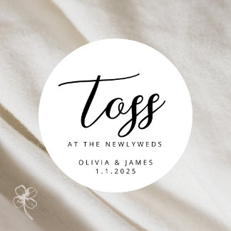 Tosse No Adesivo De Newlyweds