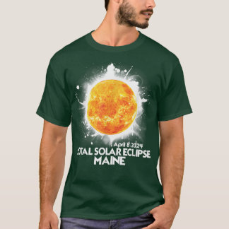 Totalidade máxima 2024 - T-Shirt Eclipse solar tot