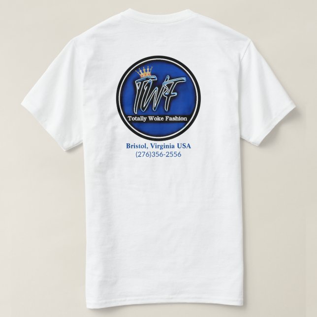 Totally Woke Fashion | Marca | T-Shirt (Verso do Design)