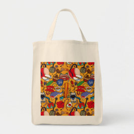 Tote 沖縄 do bolsa da ilustração do uchina do tema de