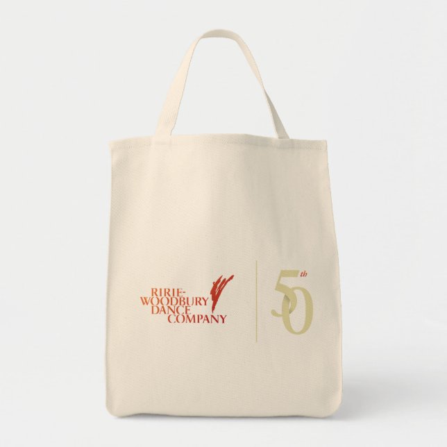Tote 50th O bolsa do mantimento do aniversário (Frente)