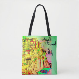 Tote A Bolsa da Costa Amalfi da Itália pelo Artista