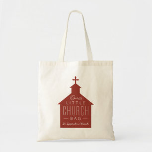 Tote A bolsa da nossa pequena bolsa de igreja de tijolo