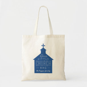 Tote A bolsa da nossa pequena sacola da igreja de uma c