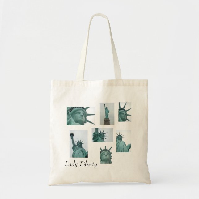 Tote A bolsa de canvas da estátua da liberdade (Frente)