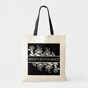 Tote A bolsa de canvas do séquito da noiva