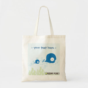 Tote A bolsa de canvas reusável do planeta orgânico d