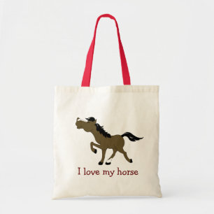 Tote A bolsa de compra do amante do CAVALO da CASTANHA