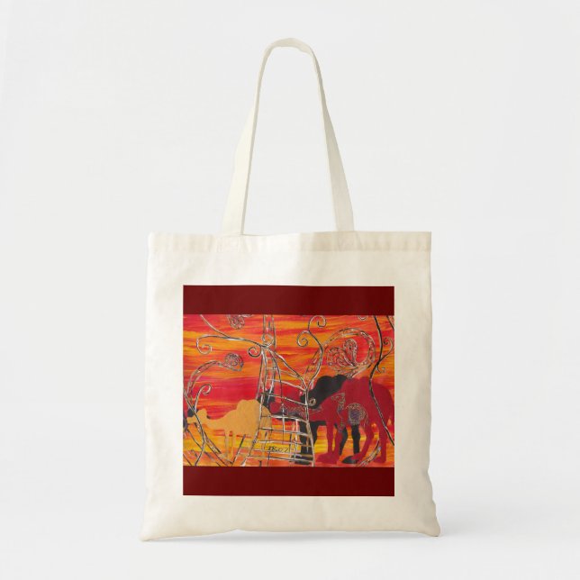 Tote A bolsa de compra do carnaval do camelo (Frente)