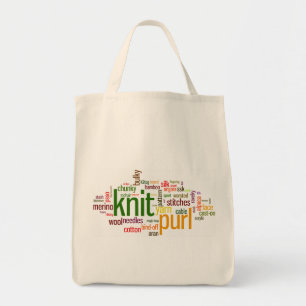 Tote A bolsa de compra do Purl da malha