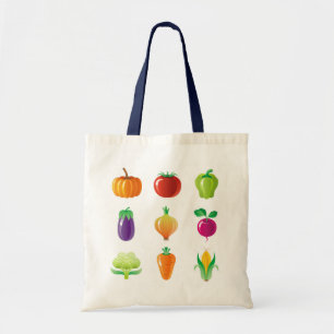 Tote A bolsa de compra do vegetariano