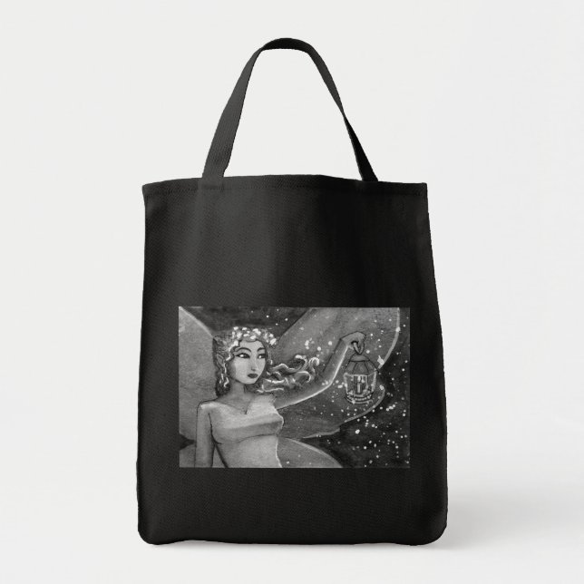 Tote A bolsa de compra feericamente de Nell (Frente)