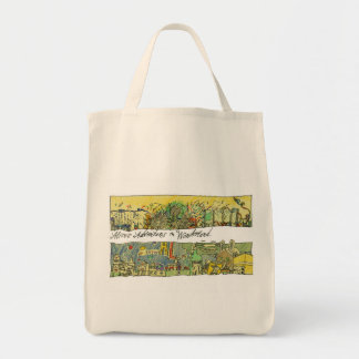 Tote A bolsa de compra orgânica de Wonderscapes Alice