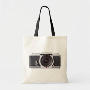 Tote A bolsa de compra retro das canvas da câmera 80s