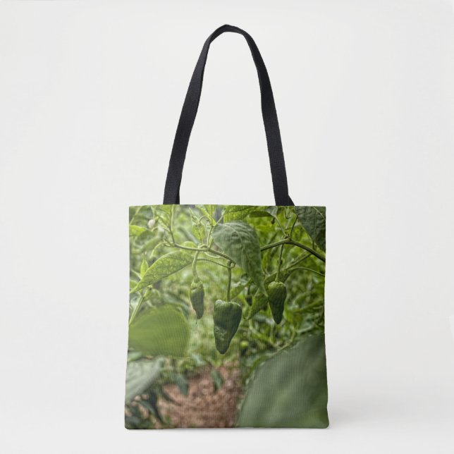 Tote A bolsa de compra verde (Frente)