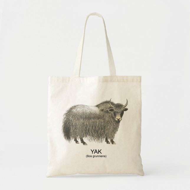 Tote A bolsa de praia dos iaques (Frente)