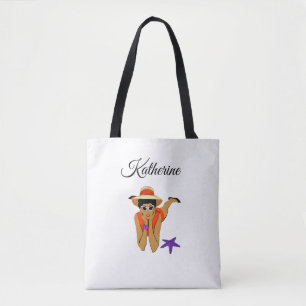Tote A bolsa de praia personalizada