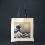 Tote A grande onda fora do bolsa de Kanagawa<br><div class="desc">O bolsa com a grande onda fora de Kanagawa por Hokusai</div>