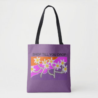 Tote a loja lavra-o sacola do roxo do bolsa da gota