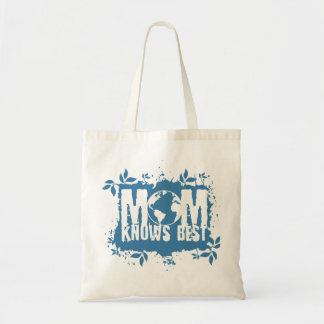 Tote A mamã sabe a bolsa de canvas reusável do melhor