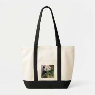 Tote A melhor bolsa de canvas do professor, panda