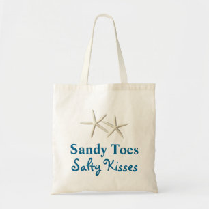 Tote A praia Sandy Toes o bolsa salgado do orçamento