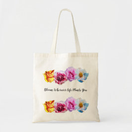Tote a vida da flor onde planta-o o bolsa