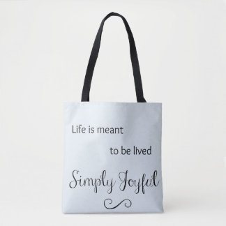 Tote A vida é significada ser o bolsa simplesmente