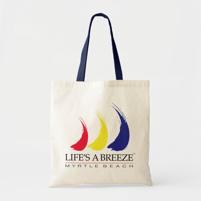 Tote A vida é uma bolsa de praia de (Frente)