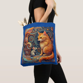 Tote Abstrato de para Adorável e Bolsa de Rato