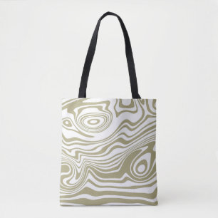 Tote Abstrato Marble Waves Trabalho de arte   Bolsa Tot
