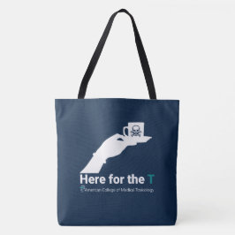 Tote ACMT Here para o azul Bolsa T