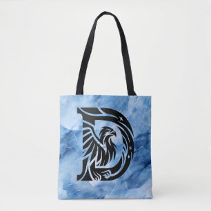 Tote Águia Ousada do Papai em Fumaça Azul Grande Bolsa