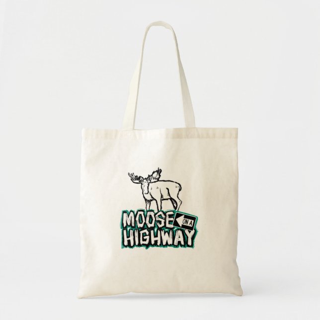 Tote Alce na Bolsa de estrada (Frente)