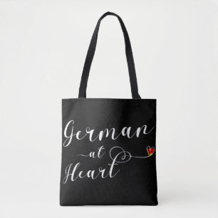 Tote Alemão na Bolsa de compra do coração
