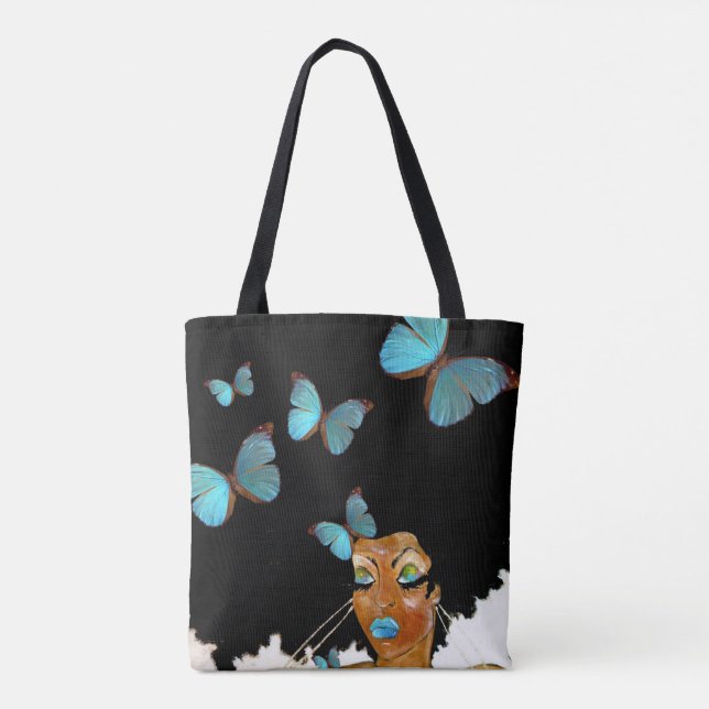 Tote Algo de Bolsa azul (Verso)