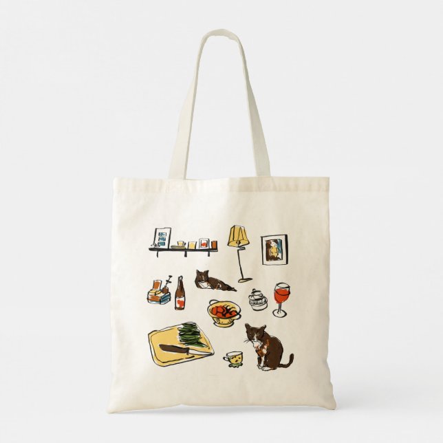 Tote Algumas Das Minhas Coisas Favoritas Bolsa (Verso)