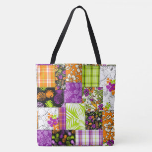 Tote Aloha Patchwork Havaiana - Bolsa de praia Violet