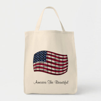 Tote América o bolsa bonito do mantimento