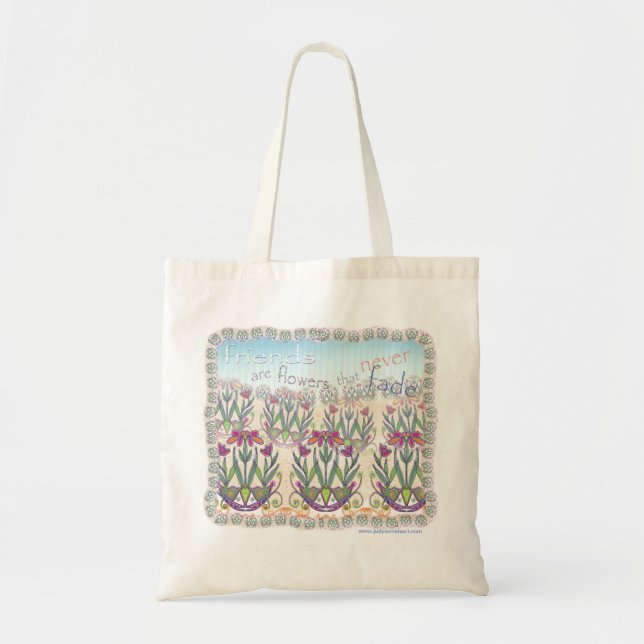 Tote Amigos são bolsa das flores (Frente)