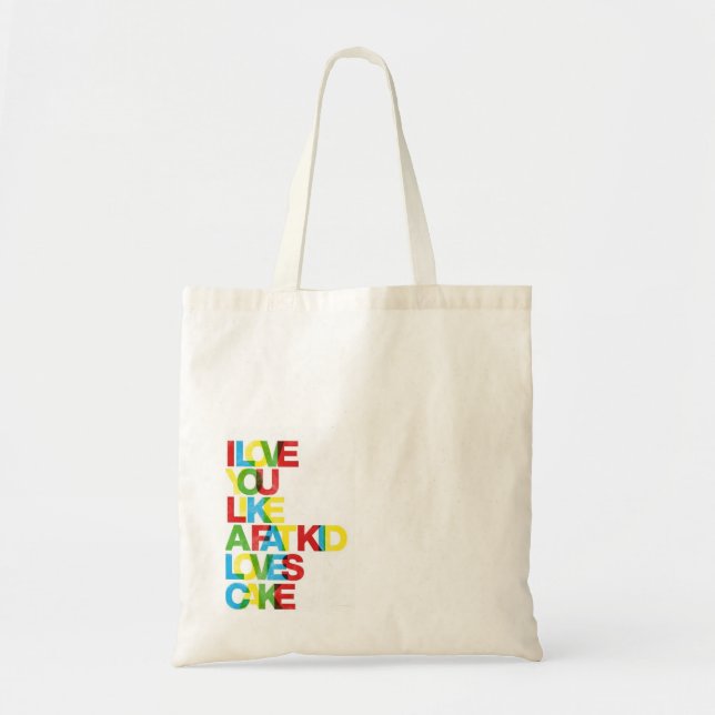 Tote Amor você gosta de um bolsa do bolo dos amores do (Frente)