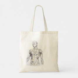 Tote Anatomia artística Ilustração de Bolsa de Shopping