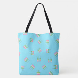 Tote Anime Blue Pastel Dango Bolsa