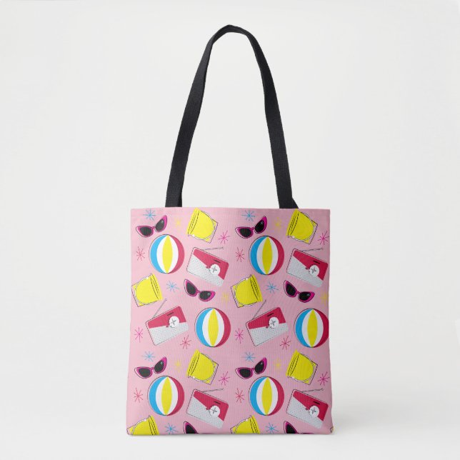 Tote Anos 50 dos novatos - bolsa de festas de praia (Frente)