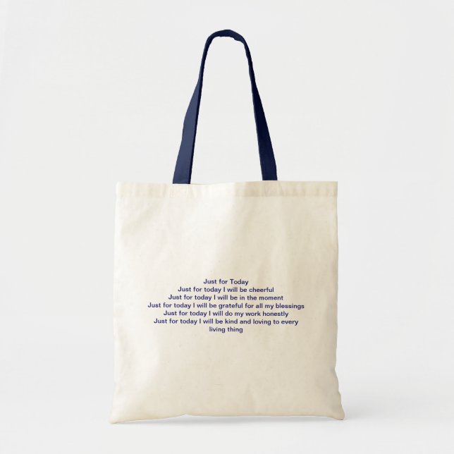 Tote Apenas para o bolsa de hoje (Frente)