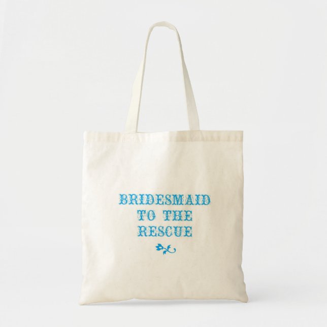 Tote Aqua do bolsa da dama de honra (Frente)