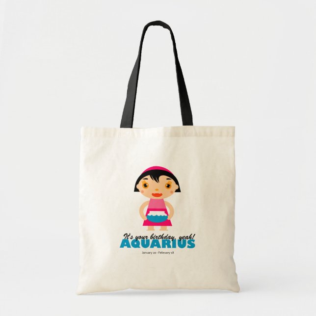 Tote Aquarius Zodiac Bolsa para crianças (Frente)