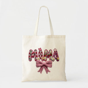 Tote Arco Floral Personalizado “Mama” – Bolsa de Compra