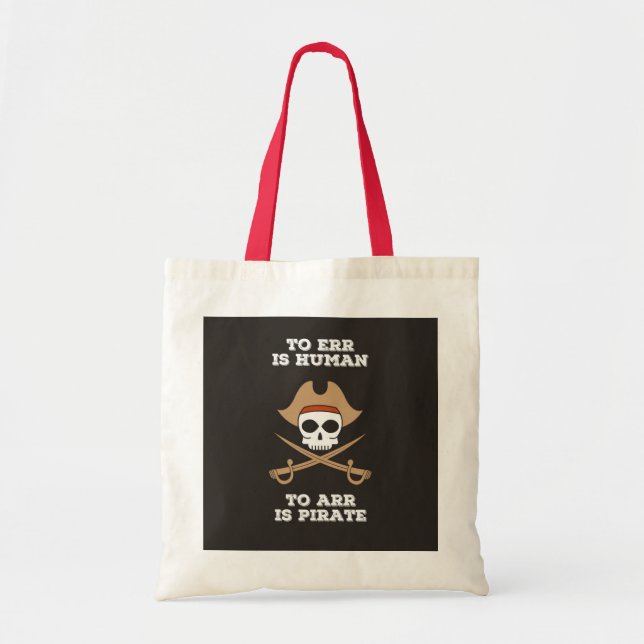 Tote Arr gosta de um bolsa do pirata (Frente)